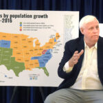 Justice at Morgantown tax town hall